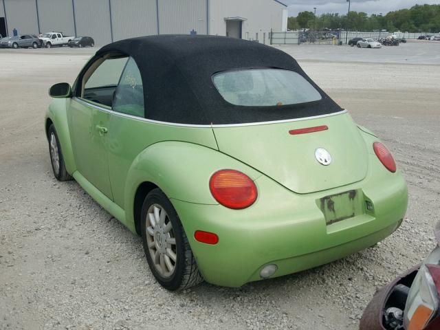 3VWCM21Y04M306245 - 2004 VOLKSWAGEN NEW BEETLE 绿色 照片 3