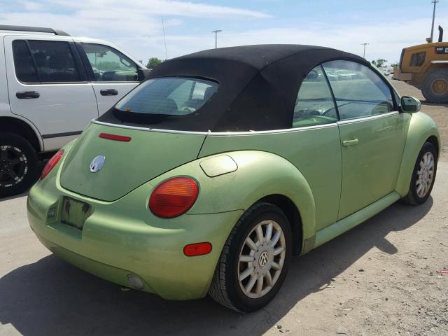 3VWCM21Y04M306245 - 2004 VOLKSWAGEN NEW BEETLE 绿色 照片 4