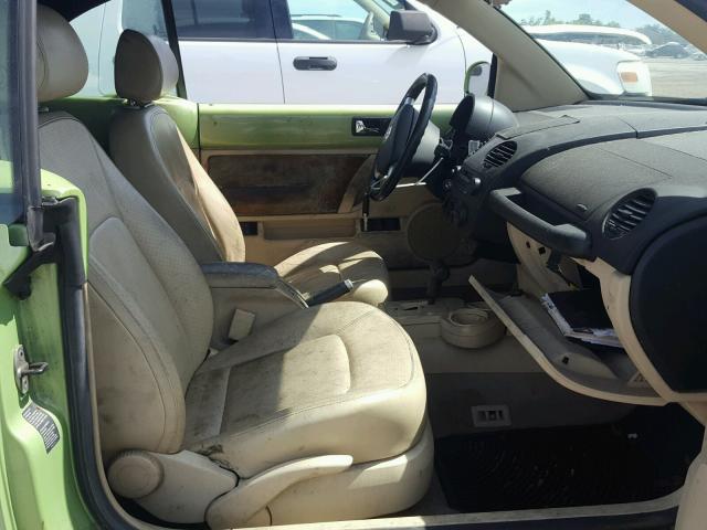 3VWCM21Y04M306245 - 2004 VOLKSWAGEN NEW BEETLE 绿色 照片 5