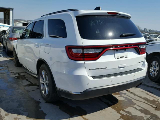 1C4RDHDGXEC428178 - 2014 DODGE DURANGO LI WHITE photo 3