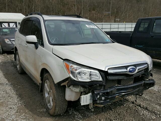 JF2SJAHC3FH510364 - 2015 SUBARU FORESTER 2 WHITE photo 1