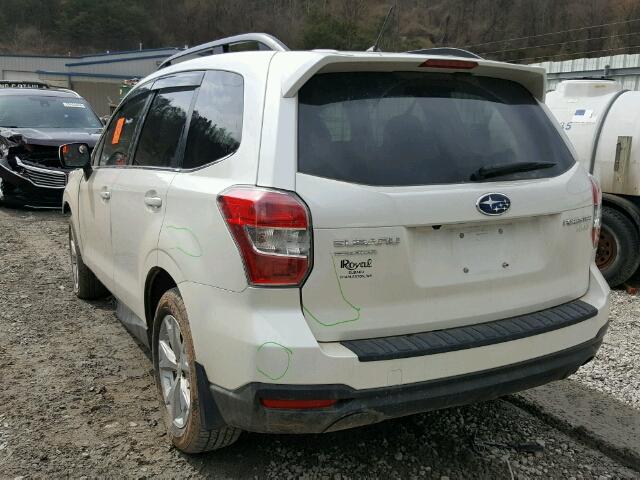 JF2SJAHC3FH510364 - 2015 SUBARU FORESTER 2 WHITE photo 3