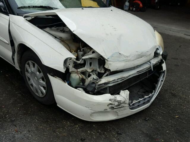 1C3EL45X74N306524 - 2004 CHRYSLER SEBRING LX WHITE photo 9