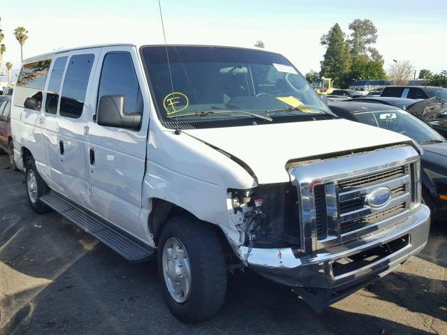 1FDNE1BW8DDA85839 - 2013 FORD ECONOLINE WHITE photo 1