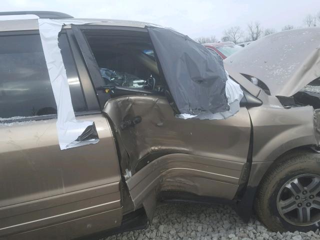 2HKYF18565H522388 - 2005 HONDA PILOT EXL GOLD photo 1