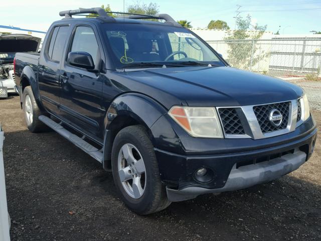 1N6AD07U96C458805 - 2006 NISSAN FRONTIER C BLACK photo 1