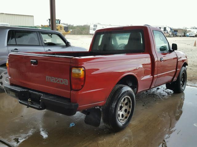 4F4YR12D14TM03138 - 2004 MAZDA B2300 RED photo 4