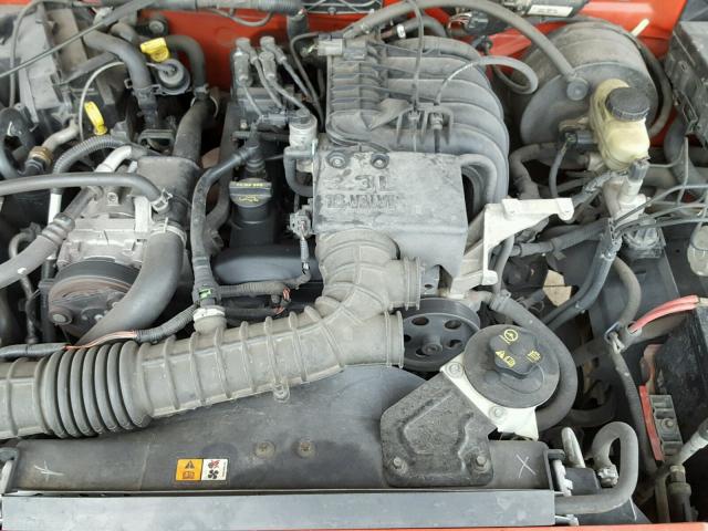 4F4YR12D14TM03138 - 2004 MAZDA B2300 RED photo 7