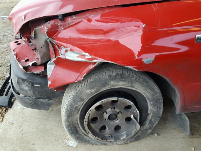 4F4YR12D14TM03138 - 2004 MAZDA B2300 RED photo 9