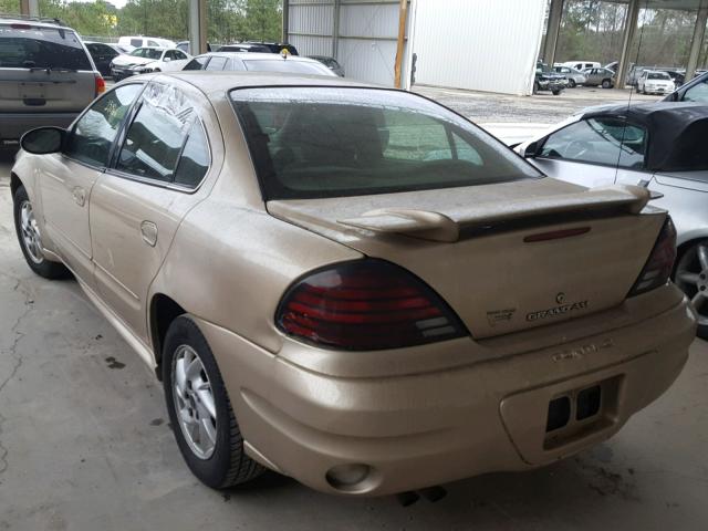 1G2NF52E94C141166 - 2004 PONTIAC GRAND AM S ოქროსფერი ფოტო 3