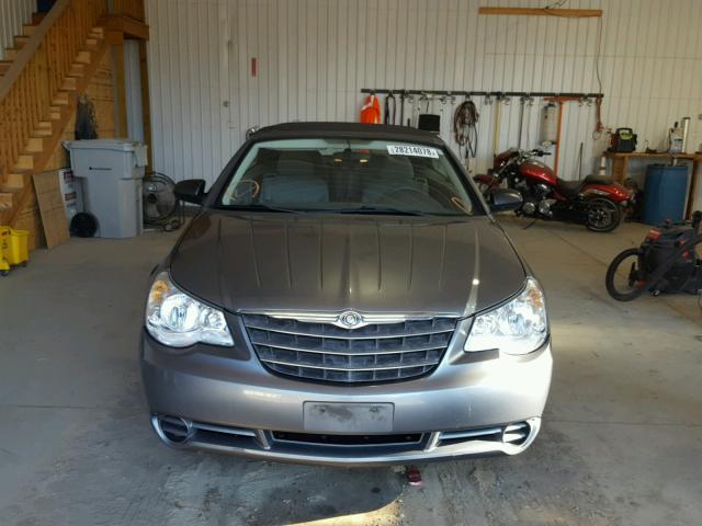 1C3LC45K48N676220 - 2008 CHRYSLER SEBRING SILVER photo 9