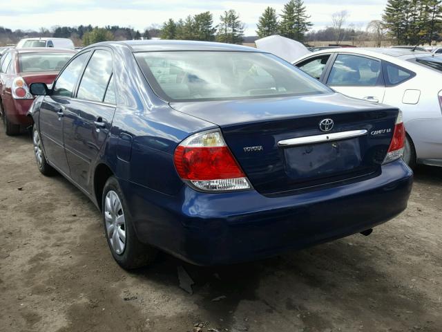 4T1BE30K76U154036 - 2006 TOYOTA CAMRY LE BLUE photo 3