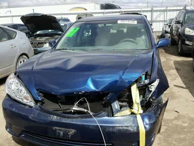 4T1BE30K76U154036 - 2006 TOYOTA CAMRY LE BLUE photo 9