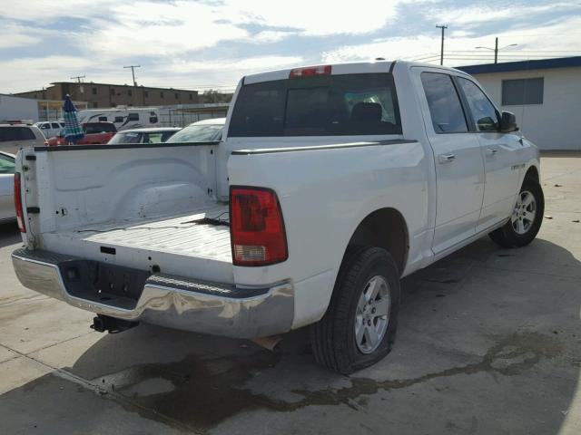 1D7RB1CT4AS205815 - 2010 DODGE RAM 1500 WHITE photo 4