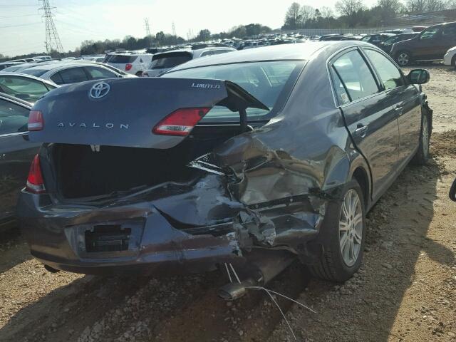 4T1BK36B17U229508 - 2007 TOYOTA AVALON XL GRAY photo 4