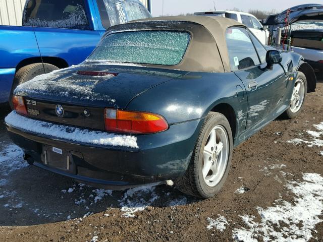 4USCH7325VLE04278 - 1997 BMW Z3 1.9 Зеленый фото 4