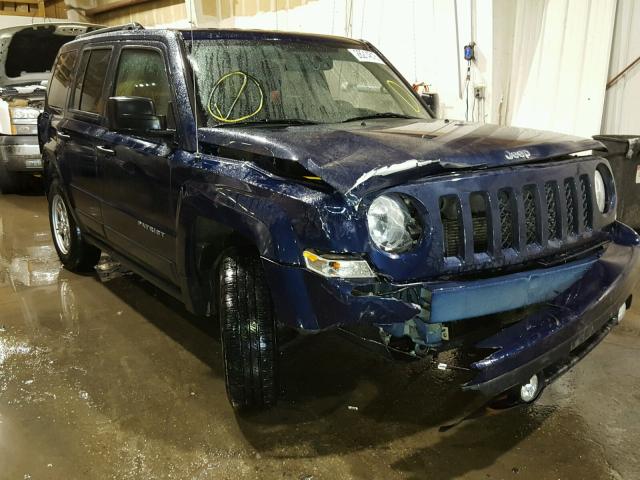 1C4NJRBB4GD805394 - 2016 JEEP PATRIOT SP BLUE photo 1