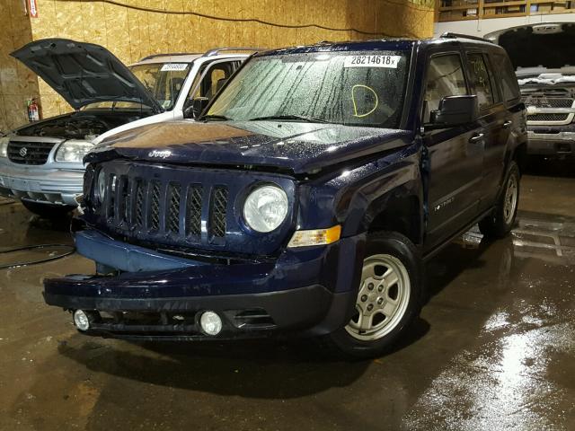 1C4NJRBB4GD805394 - 2016 JEEP PATRIOT SP BLUE photo 2