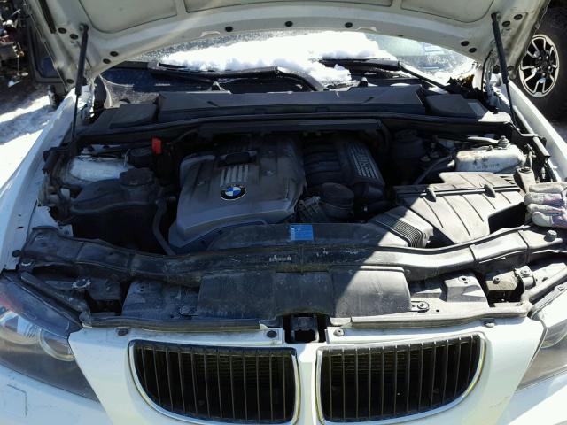 WBAVD13506KV08793 - 2006 BMW 325 XI WHITE photo 7