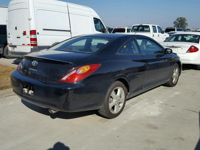 4T1CA30PX4U001658 - 2004 TOYOTA CAMRY SOLA BLACK photo 4