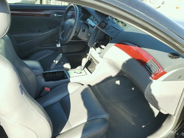 4T1CA30PX4U001658 - 2004 TOYOTA CAMRY SOLA BLACK photo 5