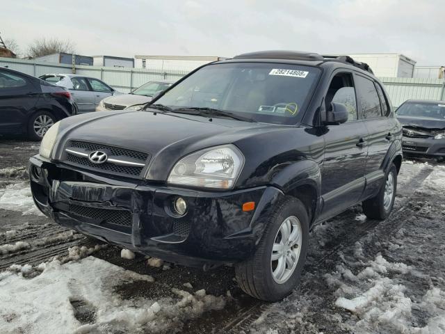 KM8JN72D47U543011 - 2007 HYUNDAI TUCSON SE BLACK photo 2