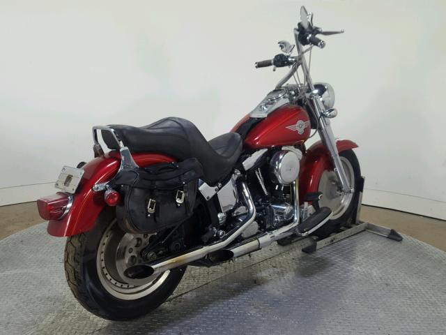 1HD1BML37MY033899 - 1991 HARLEY-DAVIDSON FLSTF RED photo 8