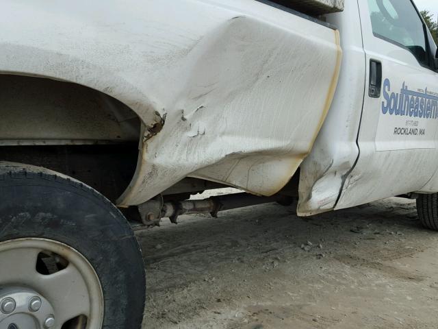 1FTNF20566ED56234 - 2006 FORD F250 SUPER WHITE photo 9