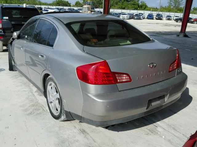 JNKCV51E34M609862 - 2004 INFINITI G35 SILVER photo 3