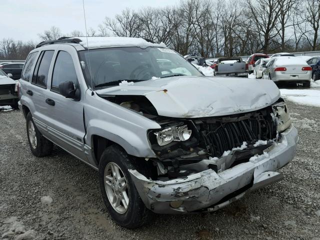 1J4GW48NX4C343708 - 2004 JEEP CHEROKEE SILVER photo 1