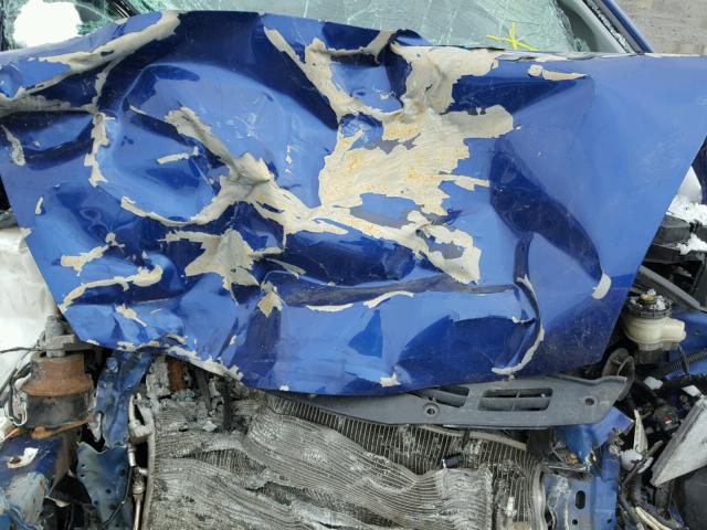 JHMGE88239C000489 - 2009 HONDA FIT BLUE photo 7