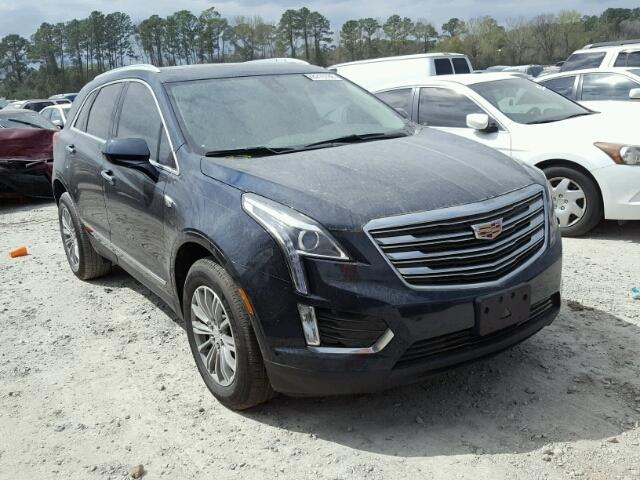 1GYKNBRS8HZ178928 - 2017 CADILLAC XT5 LUXURY BLUE photo 1