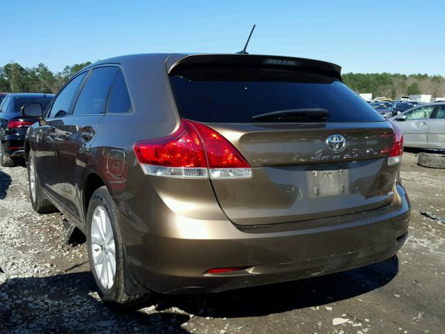 4T3BE11A59U007686 - 2009 TOYOTA VENZA BASE GOLD photo 3