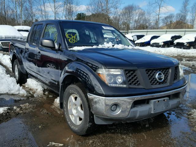 1N6AD09W97C430762 - 2007 NISSAN FRONTIER C BLACK photo 1