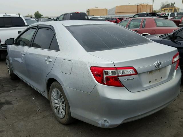 4T1BF1FK9CU089131 - 2012 TOYOTA CAMRY BASE SILVER photo 3