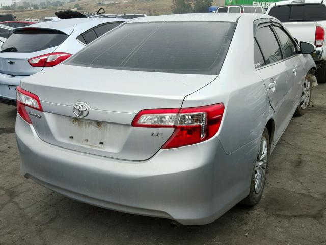 4T1BF1FK9CU089131 - 2012 TOYOTA CAMRY BASE SILVER photo 4