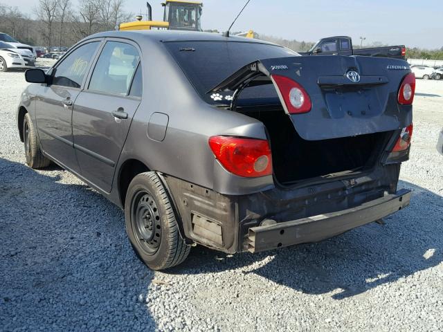 1NXBR32E67Z898594 - 2007 TOYOTA COROLLA CE GRAY photo 3