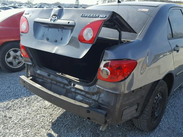 1NXBR32E67Z898594 - 2007 TOYOTA COROLLA CE GRAY photo 9