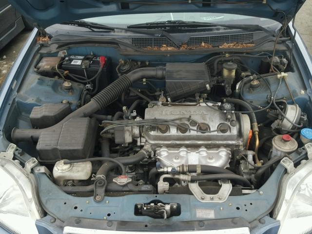 2HGEJ6679WH629580 - 1998 HONDA CIVIC LX BLUE photo 7