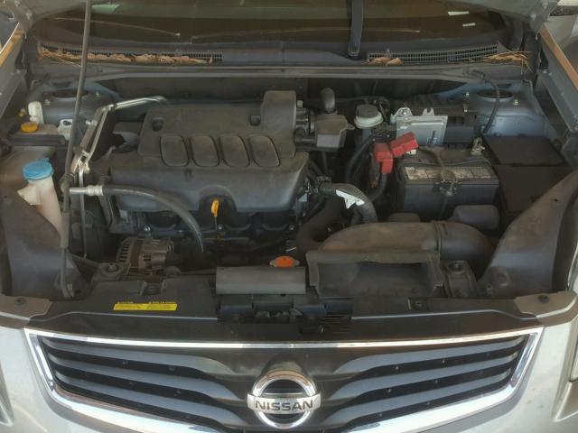 3N1AB6AP7BL662955 - 2011 NISSAN SENTRA 2.0 SILVER photo 7