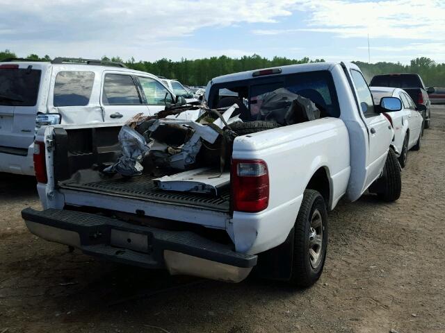 1FTYR10U92TA55114 - 2002 FORD RANGER WHITE photo 4