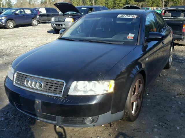 WAULC68E03A226669 - 2003 AUDI A4 1.8T QU BLACK photo 2