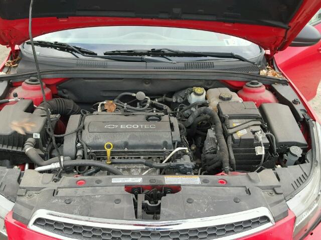 1G1PA5SG9E7231554 - 2014 CHEVROLET CRUZE LS RED photo 7