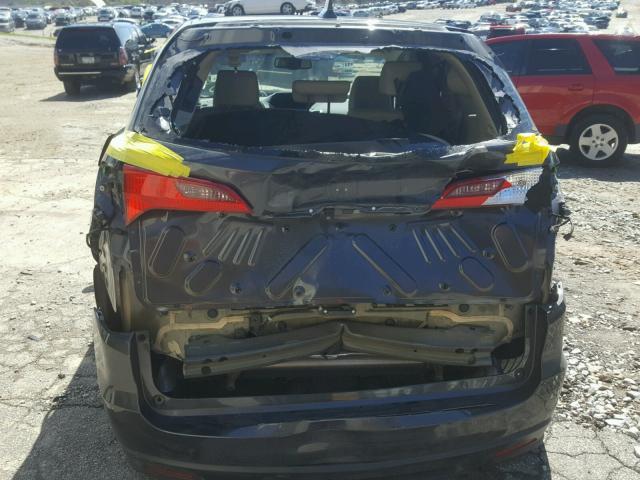 5J8TB4H50FL029506 - 2015 ACURA RDX TECHNO GRAY photo 9