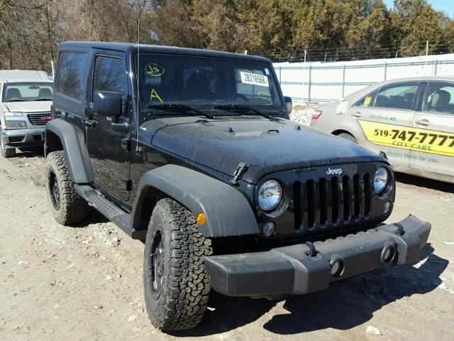 1C4AJWAG4HL551168 - 2017 JEEP WRANGLER S შავი ფოტო 1