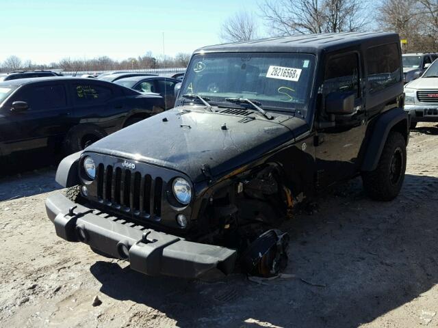 1C4AJWAG4HL551168 - 2017 JEEP WRANGLER S შავი ფოტო 2