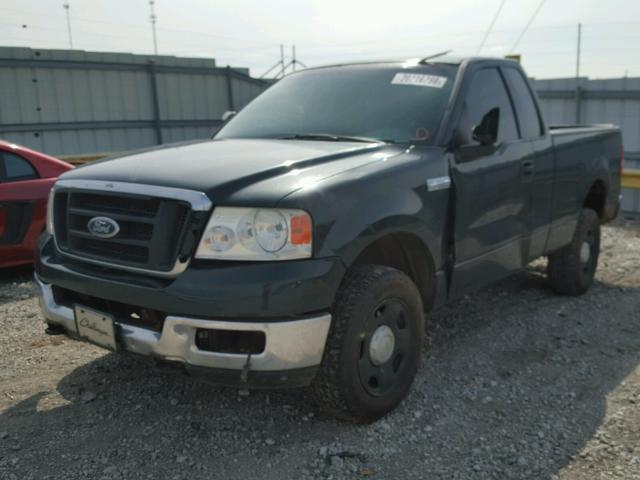 1FTRF14WX4NB21959 - 2004 FORD F150 GREEN photo 2