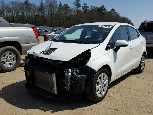 KNADM4A34F6504463 - 2015 KIA RIO LX Սպիտակ լուսանկար 2