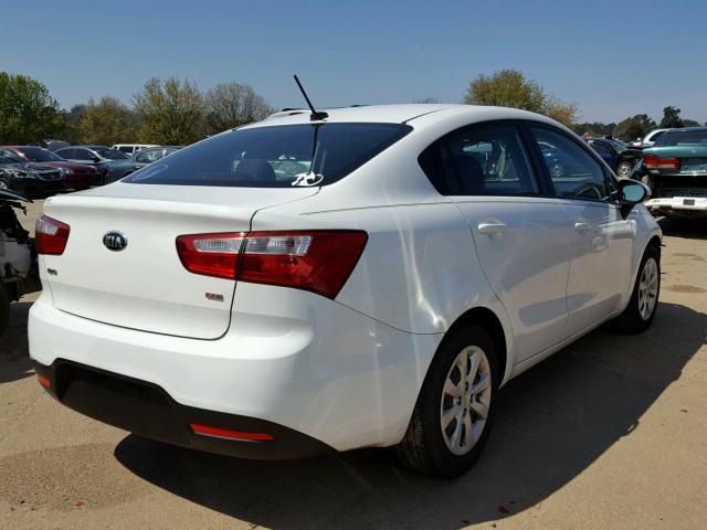 KNADM4A34F6504463 - 2015 KIA RIO LX Սպիտակ լուսանկար 4