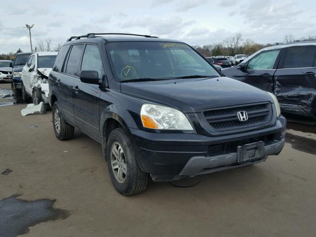 2HKYF184X3H578872 - 2003 HONDA PILOT EX BLACK photo 1